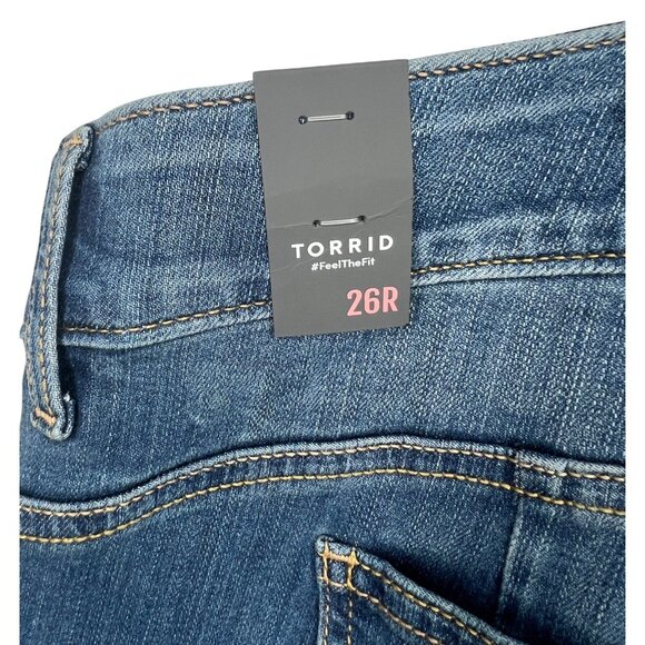 Torrid Bombshell Skinny Premium Stretch Jeans 26R Medium Wash 5-Pocket Style - Picture 16 of 16